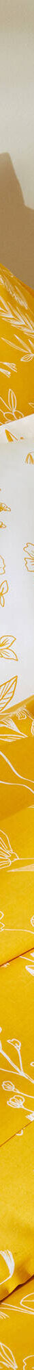Linge de lit Alessia en coton imprimé fleuri (jaune) Linge de lit Alessia en coton imprimé fleuri (jaune)
